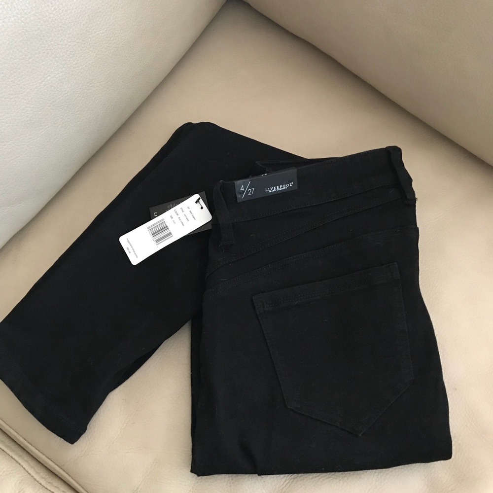 New W/tags Liverpool blk Remy skinny size 4/27